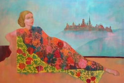 Venus of Gdansk, 2014, tempera on canvas, 100 x 150 cm